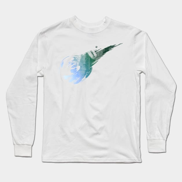 FinalFantasy VII logo grunge Long Sleeve T-Shirt by DRKNT